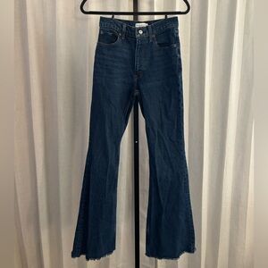 Abercrombie & Fitch Dark Blue Flare Jeans